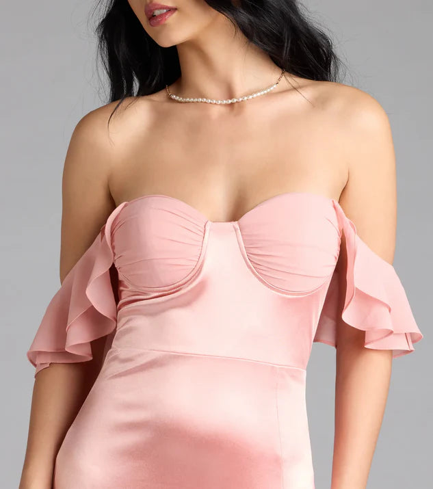 Beautiful Mermaid Sweetheart Neck Sleeveless Zipper Up Floor-length Prom Dress